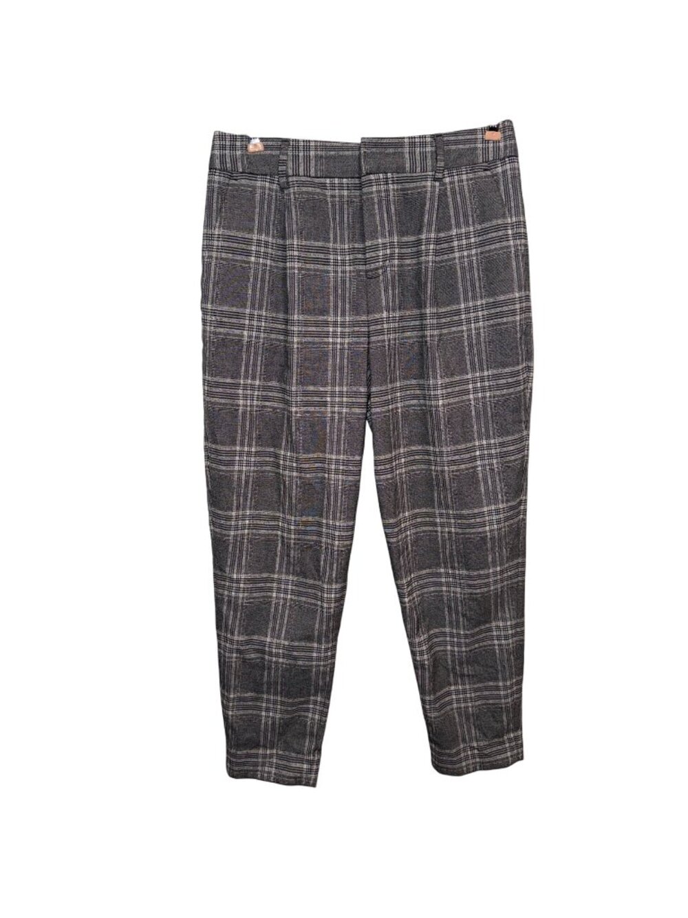 Banana Republic Womens Plaid Trousers Size 8